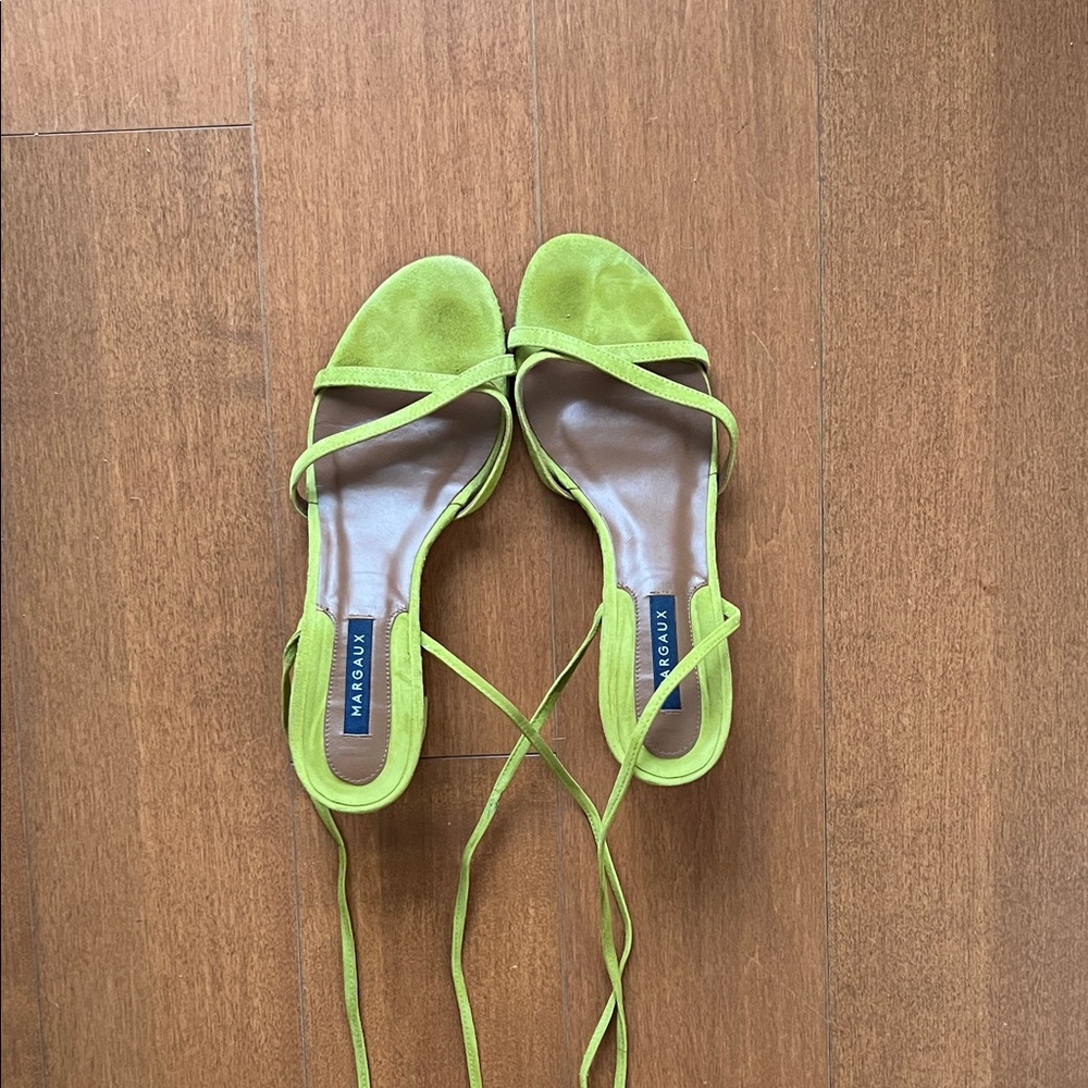 Margaux Soho Sandal in Chartreuse